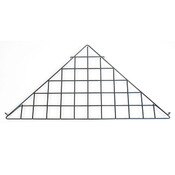 Grid triangle shelf-black