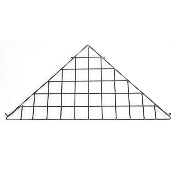 Grid triangle shelf-black