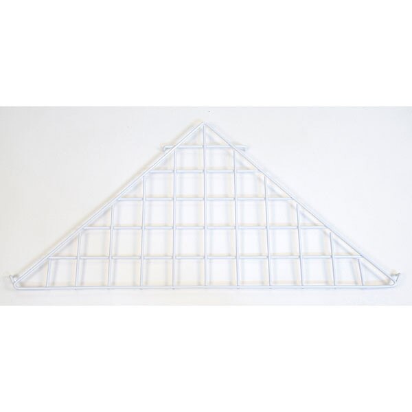 Grid triangle shelf-white