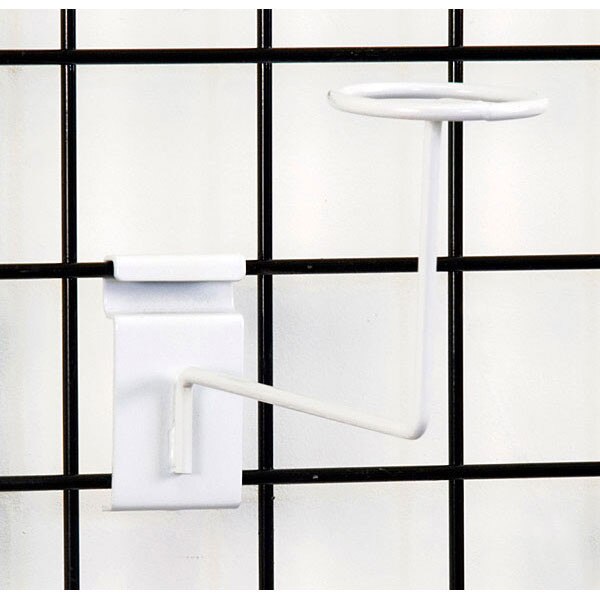 Grid millinery rack-white