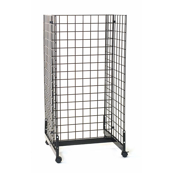 Grid gondola unit 24"l x 24"w x 48"h - black