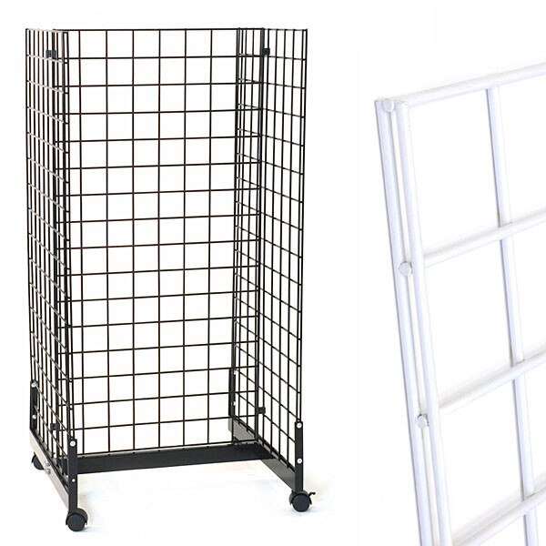 Grid gondola unit 24"l x 24"w x 48"h - white