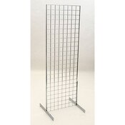 Grid unit 2'x6' with legs - chrome