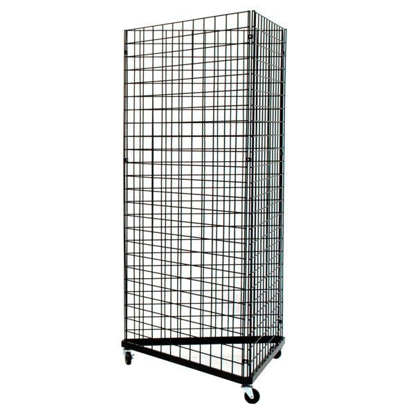 Grid triangle unit 3' sides - black