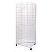 Grid triangle unit 3' sides - white