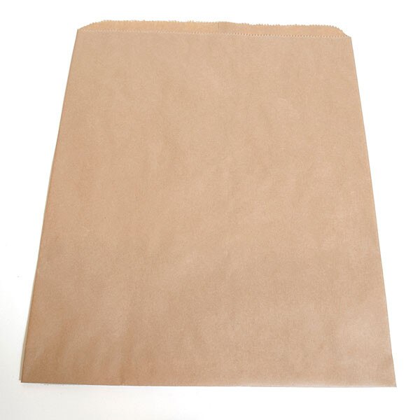 Brown kraft paper bag 12"x15" - 1m/case