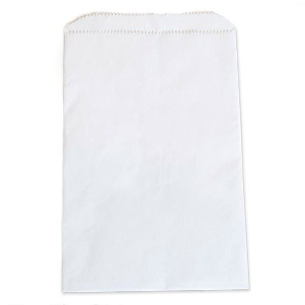 White kraft paper bag 6"x9"- 1m/case