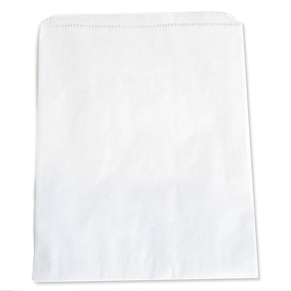 White kraft paper bag 8.5"x11"- 1m/case