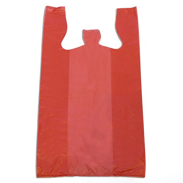 Plastic T shirt bag high density 12