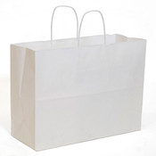 White kraft shopping bag 16"x6"x12"- 250/case