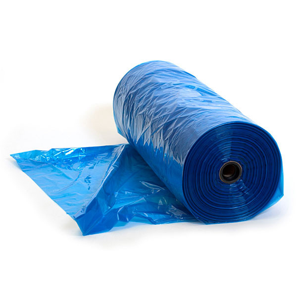 Plastic garment bag 72"l x 21"w - blue 160/roll
