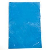 Plastic bag high density 6.5"x9.5" .6 mil - blue 1m/box