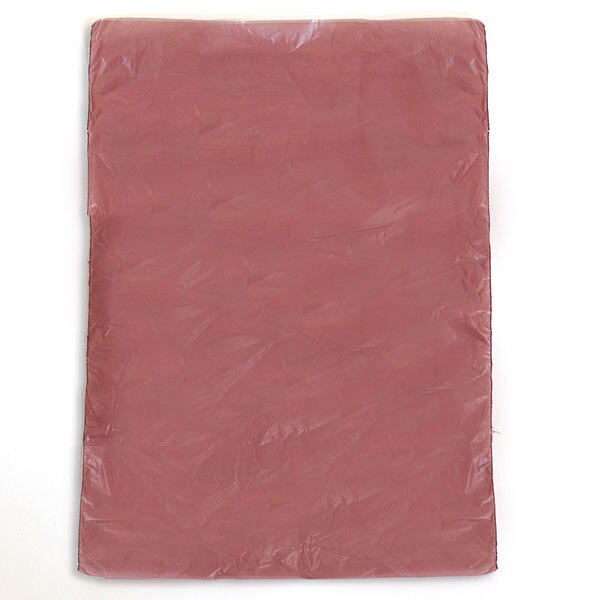 Plastic bag high density 6.5"x9.5" .6 mil - burgundy 1m/box