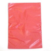 Plastic bag high density 6.5"x9.5" .6 mil - red 1m/box