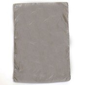 Plastic bag high density 6.5"x9.5" .6 mil - silver 1m/box