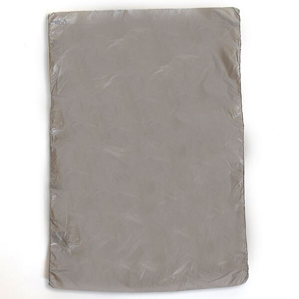 Plastic bag high density 6.5"x9.5" .6 mil - silver 1m/box