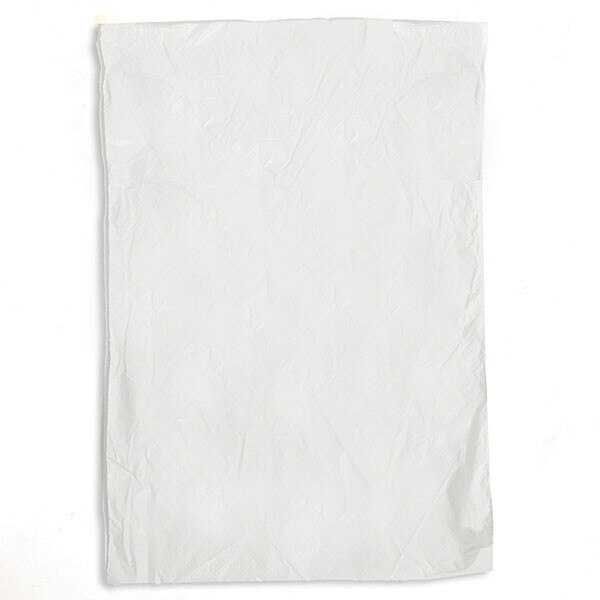 Plastic bag high density 6.5"x9.5" .6 mil - white 1m/box