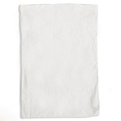 Plastic bag high density 6.5"x9.5" .6 mil - white 1m/box