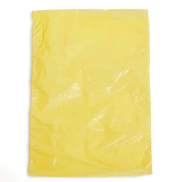 Plastic bag high density 6.5"x9.5" .6 mil - yellow 1m/box
