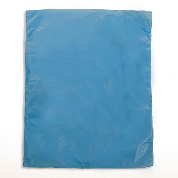 Plastic bag high density 8.5"x11" .65 mil - blue 1m/box