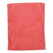 Plastic bag high density 8.5"x11" .65 mil - red 1m/box