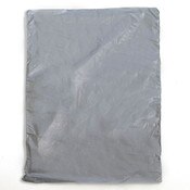 Plastic bag high density 8.5"x11" .65 mil - silver 1m/box