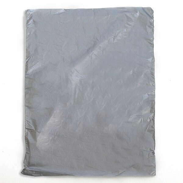Plastic bag high density 8.5"x11" .65 mil - silver 1m/box