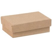 Jewelry box 3-1/4 x 2-1/4 - Kraft