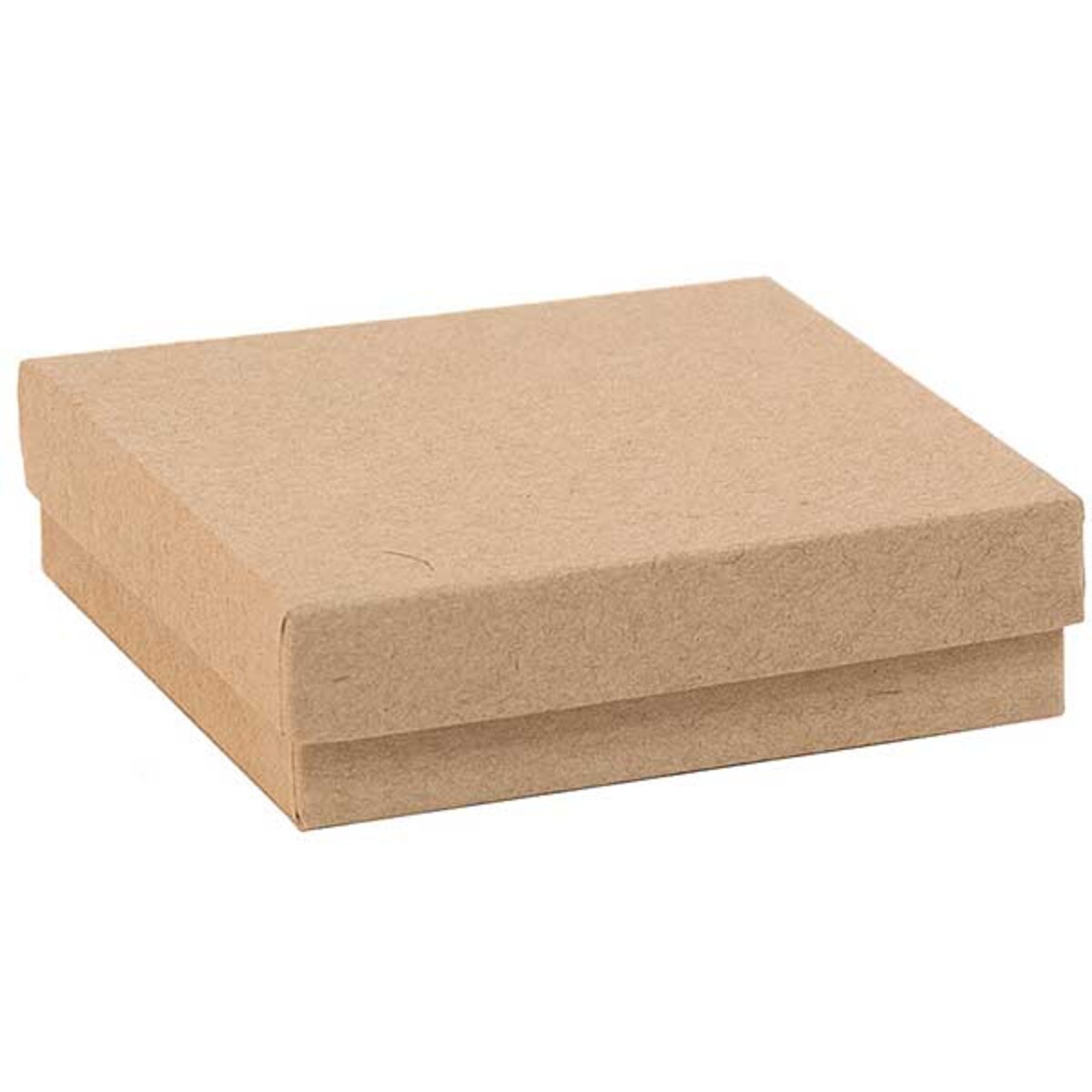 Jewelry box 3.5 x 3.5 - Kraft