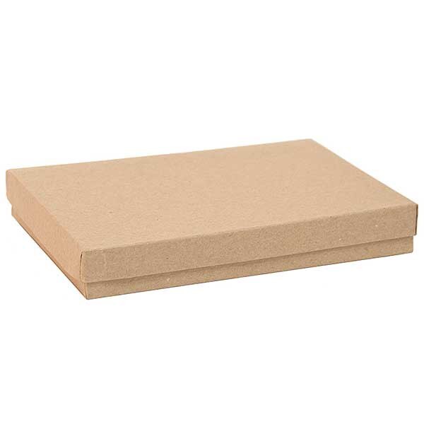 Jewelry box 7-1/8 x 5-1/8 - Kraft