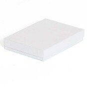 Jewelry box 5-3/8 x 3-7/8 - gloss white