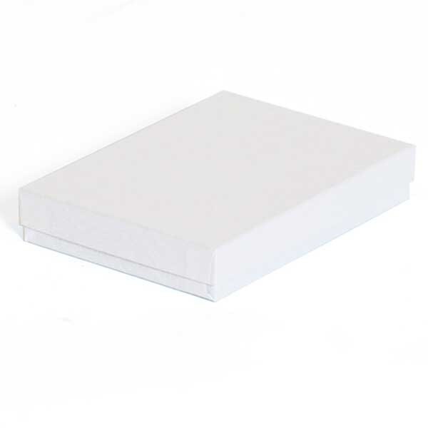 Jewelry box 5-3/8 x 3-7/8 - gloss white