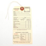 Alteration tag two part
