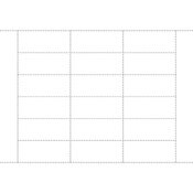Tag White-insert Style 1-1/4"H X 3"W Fits 01892