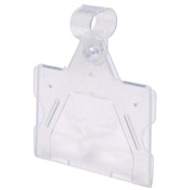 Ticket holder 2"wx1-1/4"h fits wire up to .375 clear plastic