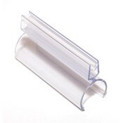 Sign/ticket holder for 1" round tubing