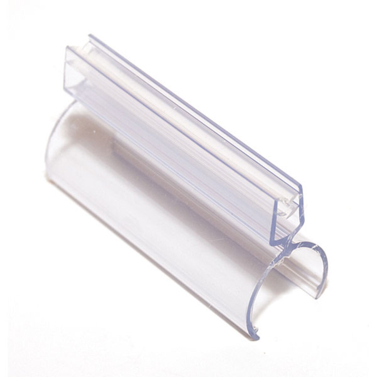 Sign/ticket holder for 1" round tubing
