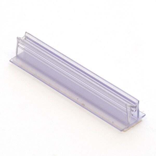 Sign/ticket holder 3"long t-style grip with adhesive base