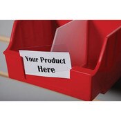 Ticket cover for slatbox 1-3/8" x 3"w clear .010 mil. pack/250