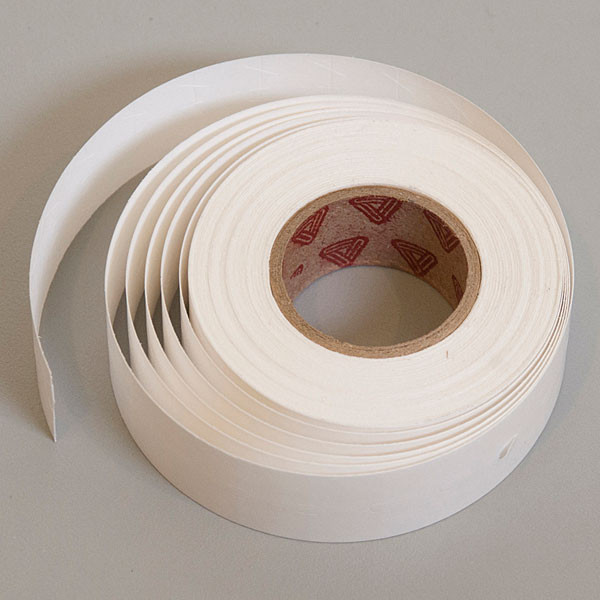 Price labels for single line gun removable - white 1000/roll