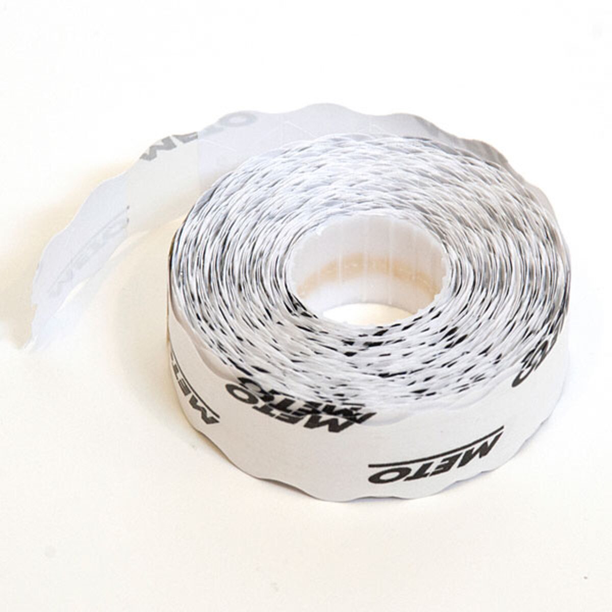 Price labels for double line Meto 1522 gun permanent - white