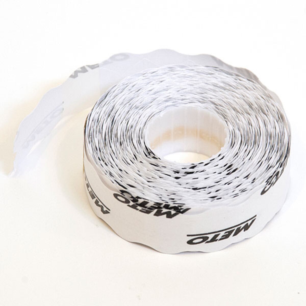 Price labels for double line Meto 1522 gun removable - white