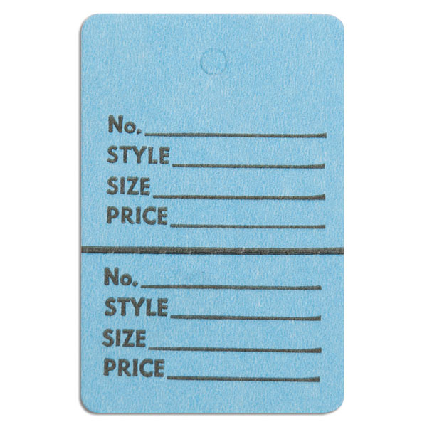 Pack of 1000 Orange KC Store Fixtures 08902 Perforated Merchandise Tags without Strings 1-3//4 x 2-7//8
