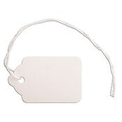 Garment Tag ( 1-7/8 in. x 1-1/4 in.) with String, SKU: TG-0360