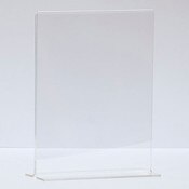 Bottom load acrylic sign holder counter top - 5-1/2"w x 7"h