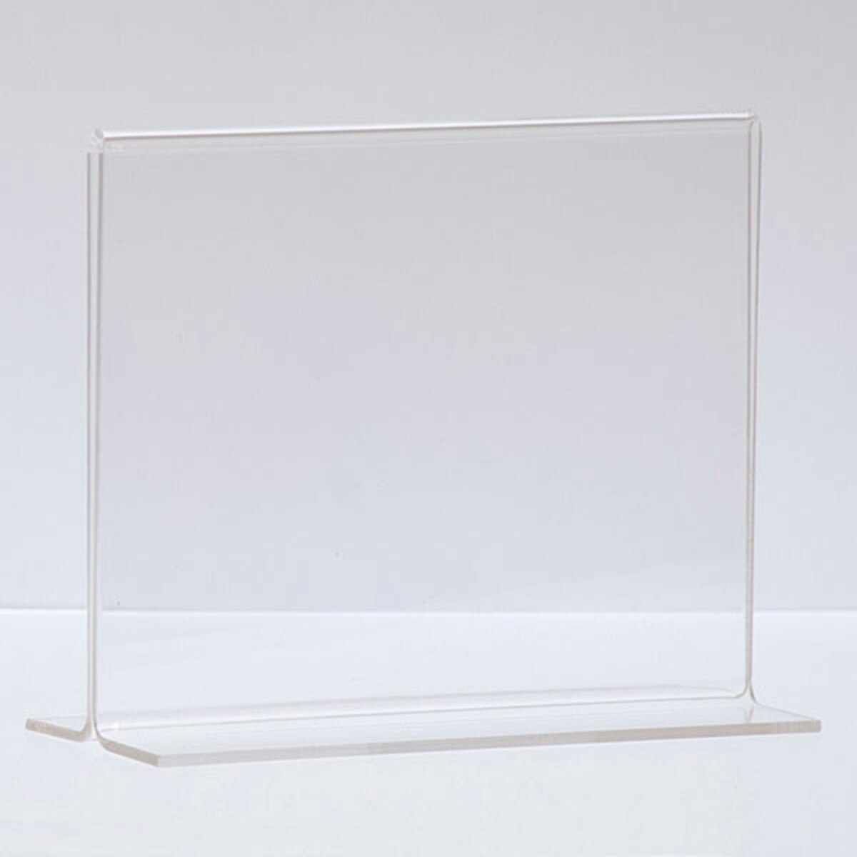 Bottom load acrylic sign holder counter top - 7"w x 5-1/2"h