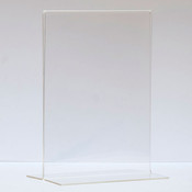 Bottom load acrylic sign holder counter top - 8-1/2"w x 11"h