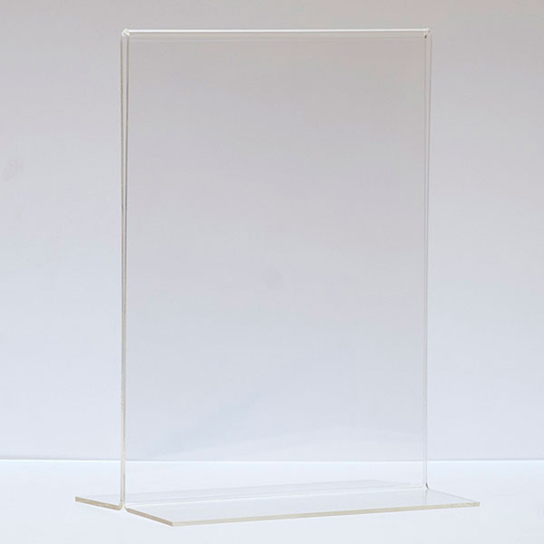 Bottom load acrylic sign holder counter top - 8-1/2"w x 11"h