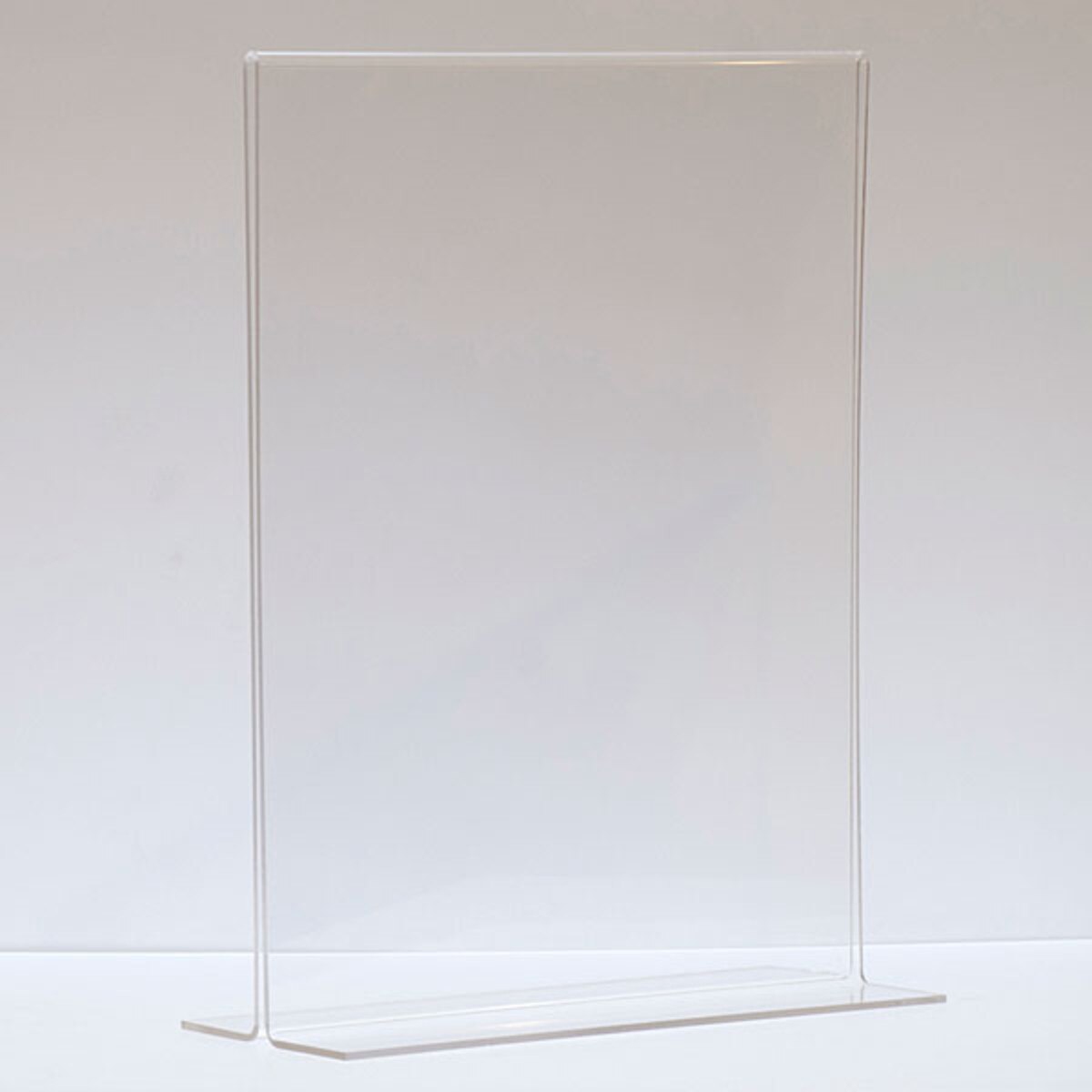 Bottom load acrylic sign holder counter top - 11"w x 14"h
