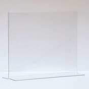 Bottom load acrylic sign holder counter top - 14"w x 11"h